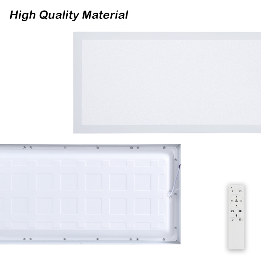 Brilagi - LED Stmívatelné koupelnové stropní svítidlo FRAME SMART LED/30W/230V 30x60 cm 3000-6000K IP44 bílá + dálkové ovládání