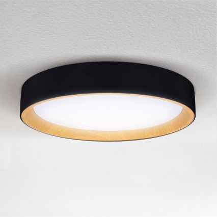 Brilagi - LED Stmívatelné stropní svítidlo LARIOS LED/60W/230V 3000-6500K ø 49 cm černá + dálkové ovládání
