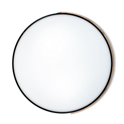 Brilagi - LED Stmívatelné stropní svítidlo PILANA LED/72W/230V 3000-6500K dub/černá pr. 80 cm + dálkové ovládání