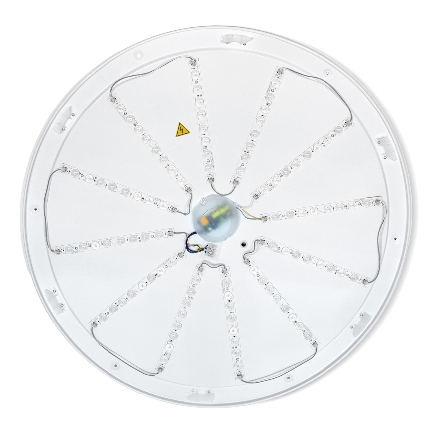 Brilagi - LED Stmívatelné stropní svítidlo PILANA LED/72W/230V 3000-6500K dub/černá pr. 80 cm + dálkové ovládání