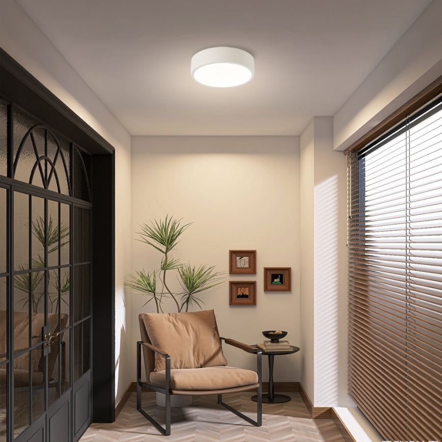 Brilagi - LED Stmívatelné stropní svítidlo POOL LED/18W/230V 3000-6000K 20 cm bílá + dálkové ovládání