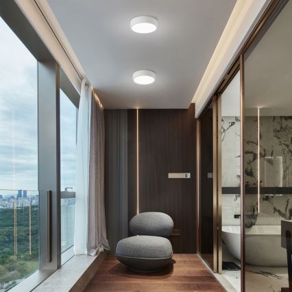 Brilagi - LED Stmívatelné stropní svítidlo POOL LED/18W/230V 3000-6000K 20 cm bílá + dálkové ovládání