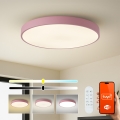 Brilagi - LED Stmívatelné svítidlo POOL SMART LED/100W/230V pr. 80 cm 3000-6000K Wi-Fi Tuya + dálkové ovládání růžová