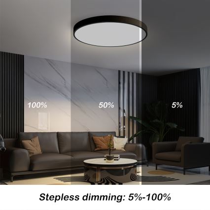 Brilagi - LED Stmívatelné stropní svítidlo POOL SMART LED/60W/230V 3000-6000K 50 cm + dálkové ovládání