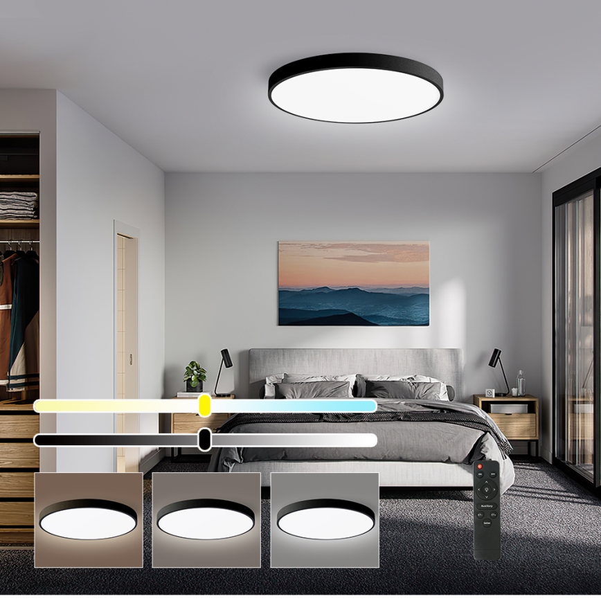 Brilagi - LED Stmívatelné stropní svítidlo POOL SMART LED/60W/230V 3000-6000K 50 cm + dálkové ovládání