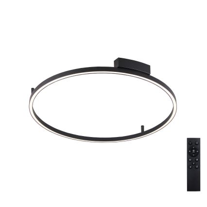 Brilagi - LED Stmívatelné stropní svítidlo PORTOFINO LED/60W/230V 3000-6000K pr. 80 cm černá + dálkové ovládání