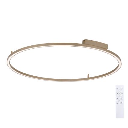 Brilagi - LED Stmívatelné stropní svítidlo PORTOFINO LED/85W/230V 3000-6000K pr. 120 cm béžová + dálkové ovládání