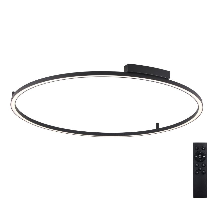 Brilagi - LED Stmívatelné stropní svítidlo PORTOFINO LED/85W/230V 3000-6000K pr. 120 cm černá + dálkové ovládání