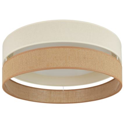 Brilagi - LED Stmívatelné stropní svítidlo ROYAL YUTE LED/24W/230V pr. 45 cm 3000/4000/6500K béžová/krémová  + dálkové ovládání
