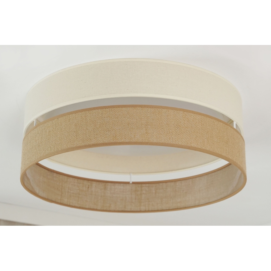 Brilagi - LED Stmívatelné stropní svítidlo ROYAL YUTE LED/24W/230V pr. 45 cm 3000/4000/6500K béžová/krémová  + dálkové ovládání