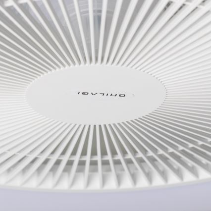 Brilagi - LED Stmívatelné svítidlo s ventilátorem AURA LED/38W/230V 3000-6000K bílá + dálkové ovládání