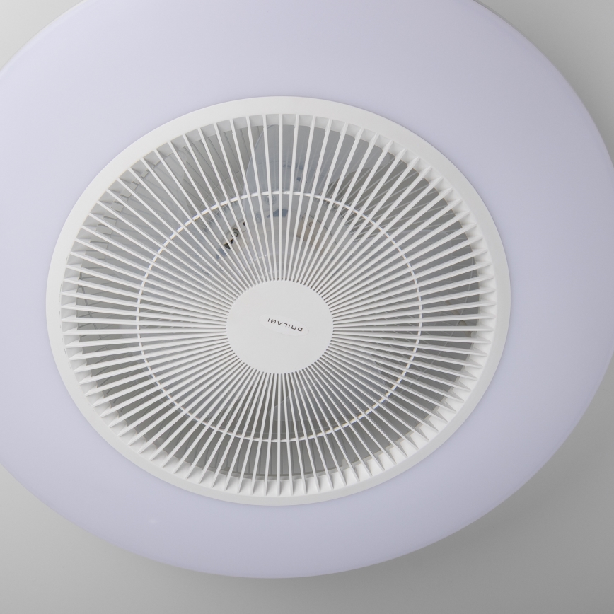 Brilagi - LED Stmívatelné svítidlo s ventilátorem AURA LED/38W/230V 3000-6000K bílá + dálkové ovládání