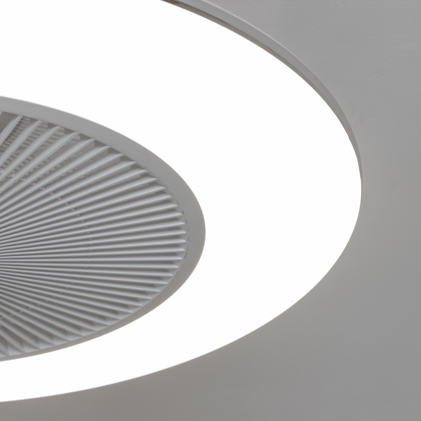 Brilagi - LED Stmívatelné svítidlo s ventilátorem AURA LED/38W/230V 3000-6000K bílá + dálkové ovládání