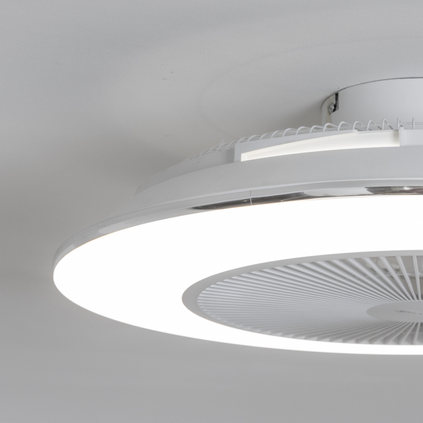 Brilagi - LED Stmívatelné svítidlo s ventilátorem AURA LED/38W/230V 3000-6000K bílá + dálkové ovládání