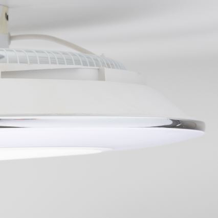 Brilagi - LED Stmívatelné svítidlo s ventilátorem AURA LED/38W/230V 3000-6000K bílá + dálkové ovládání