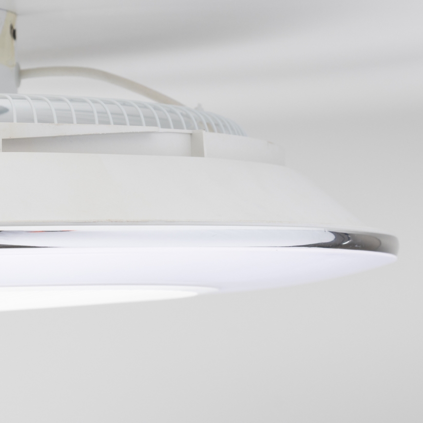 Brilagi - LED Stmívatelné svítidlo s ventilátorem AURA LED/38W/230V 3000-6000K bílá + dálkové ovládání