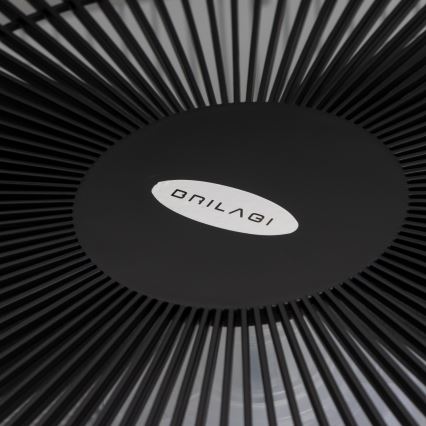 Brilagi - LED Stmívatelné svítidlo s ventilátorem AURA LED/38W/230V 3000-6000K černá + dálkové ovládání