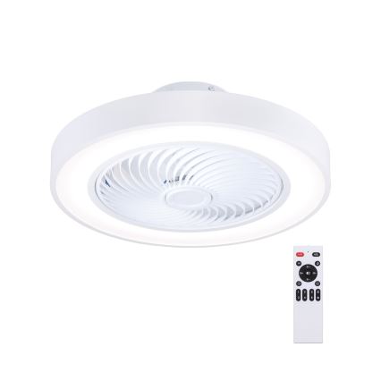 Brilagi - LED Stmívatelné stropní svítidlo s ventilátorem LED/30W/230V 3000-6500K bílá + dálkové ovládání