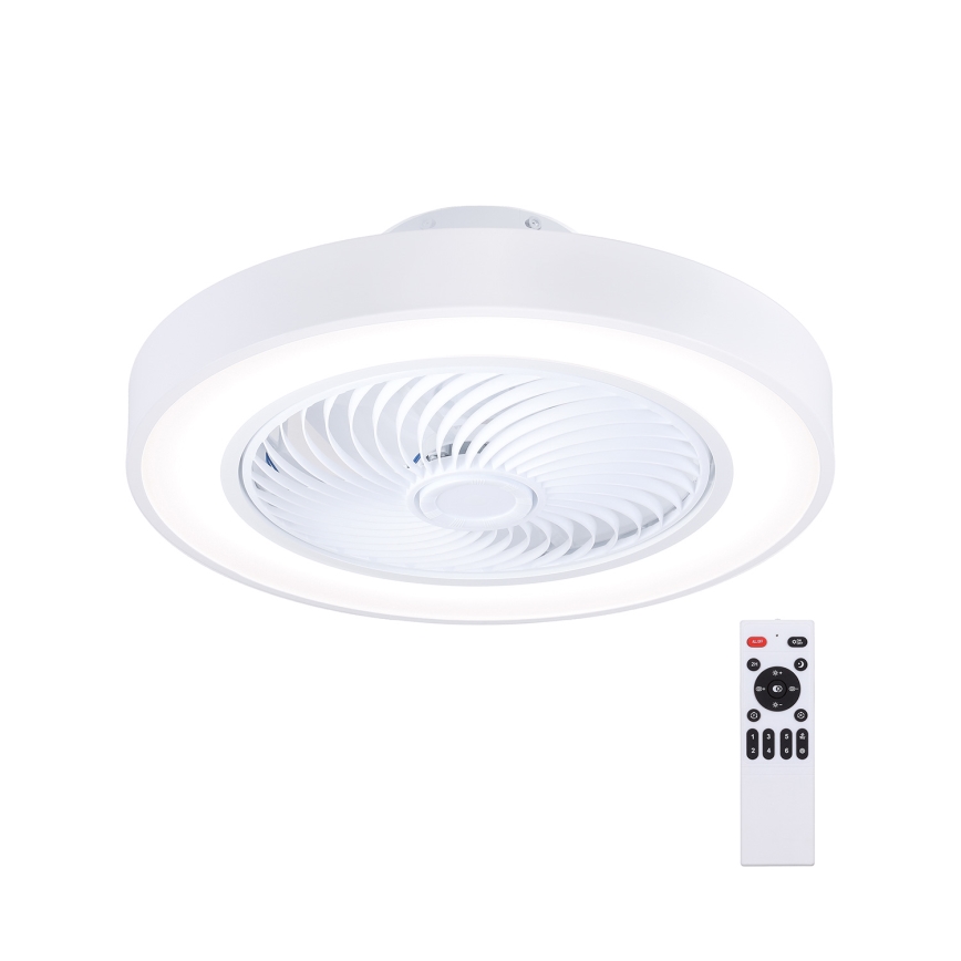 Brilagi - LED Stmívatelné stropní svítidlo s ventilátorem LED/30W/230V 3000-6500K bílá + dálkové ovládání