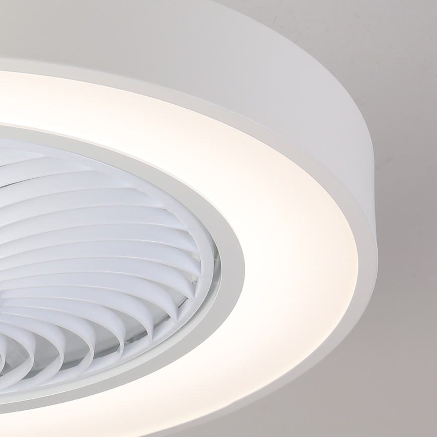 Brilagi - LED Stmívatelné stropní svítidlo s ventilátorem LED/30W/230V 3000-6500K bílá + dálkové ovládání