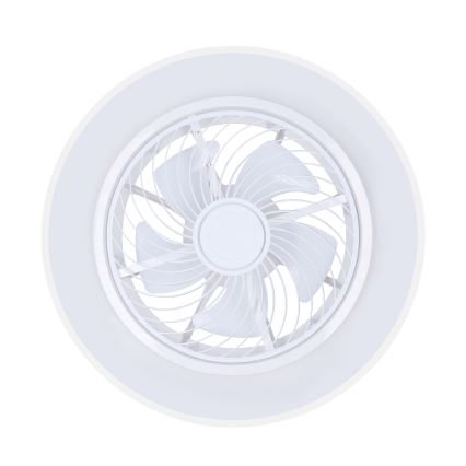 Brilagi - LED Stmívatelné stropní svítidlo s ventilátorem LED/30W/230V 3000-6500K bílá + dálkové ovládání