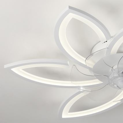 Brilagi - LED Stmívatelné stropní svítidlo s ventilátorem LED/50W/230V 3000-6500K bílá + dálkové ovládání