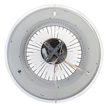 Brilagi - LED Stmívatelné stropní svítidlo s ventilátorem RONDA LED/65W/230V 3000-6500K černá + dálkové ovládání