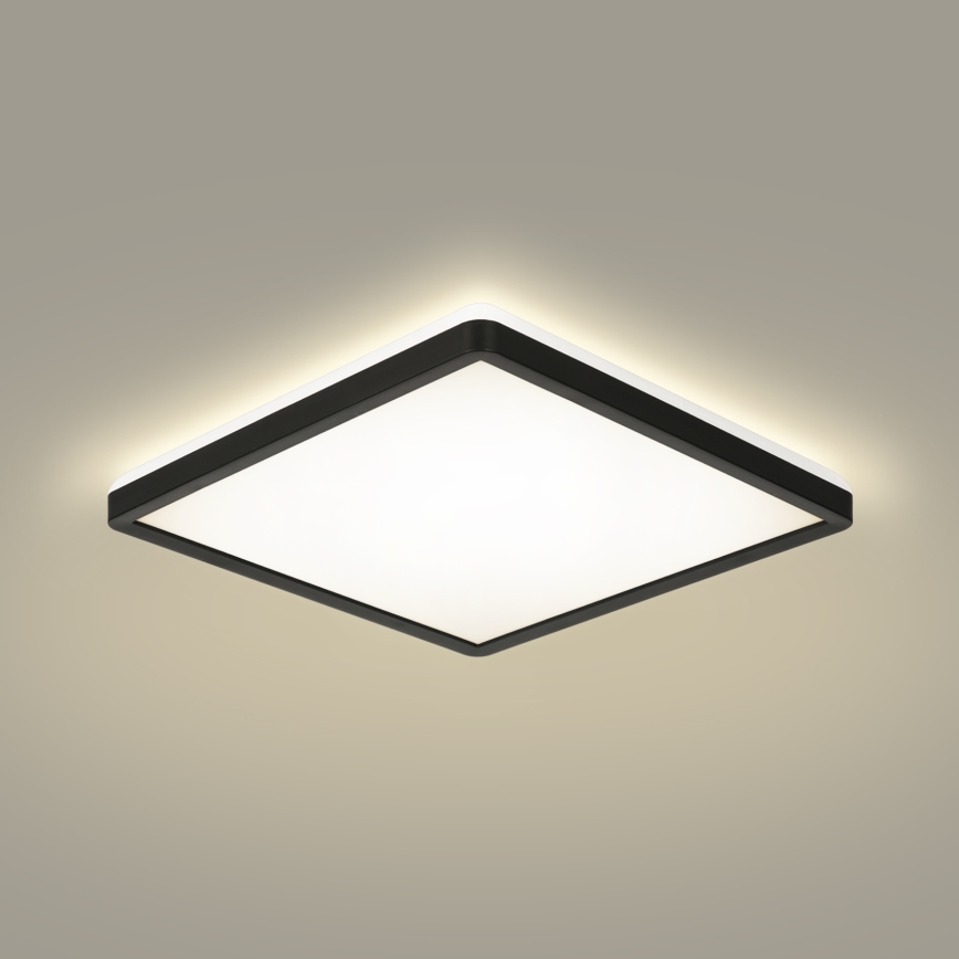 Brilagi - LED Stmívatelné svítidlo se senzorem pohybu a soumraku ULTRA SLIM LED/18W/230V 30x30 cm + dálkové ovládání