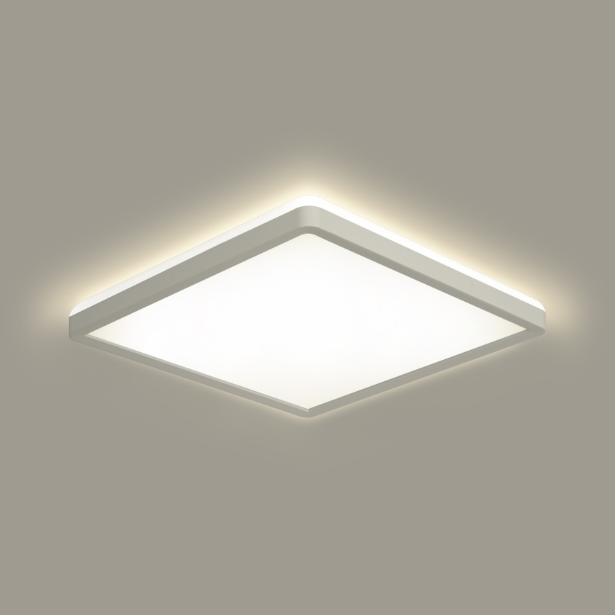 Brilagi - LED Stmívatelné svítidlo se senzorem pohybu a soumraku ULTRA SLIM LED/18W/230V 30x30 cm + dálkové ovládání