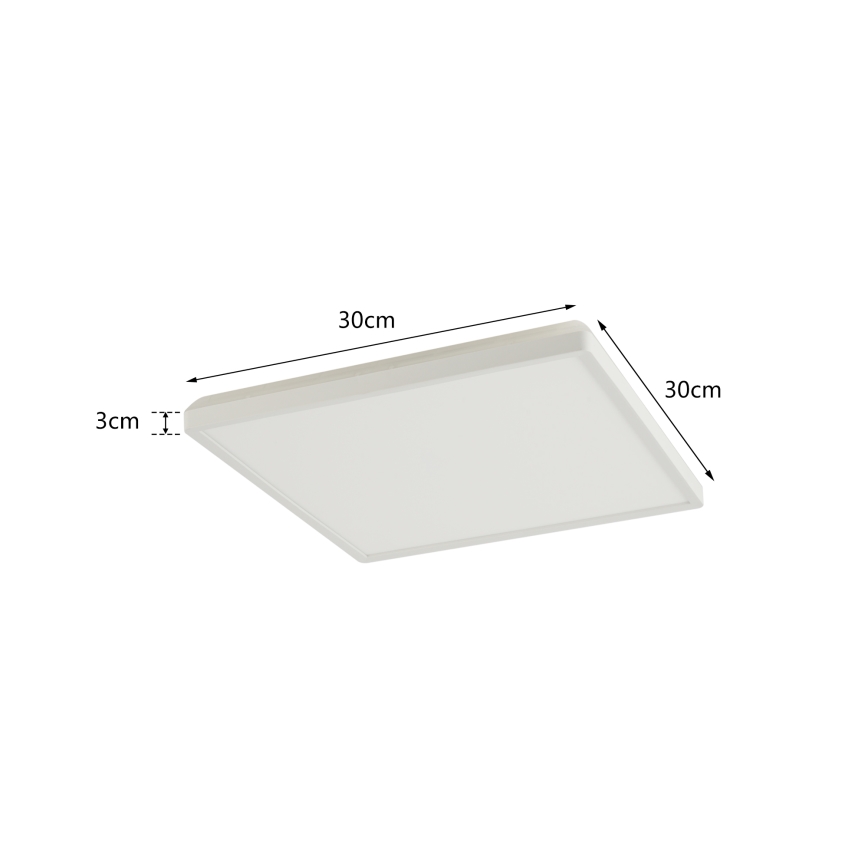 Brilagi - LED Stmívatelné svítidlo se senzorem pohybu a soumraku ULTRA SLIM LED/18W/230V 30x30 cm + dálkové ovládání