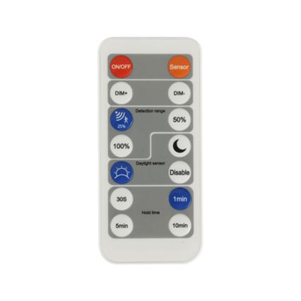 Brilagi - LED Stmívatelné svítidlo se senzorem pohybu a soumraku ULTRA SLIM LED/24W/230V pr. 42 cm + dálkové ovládání