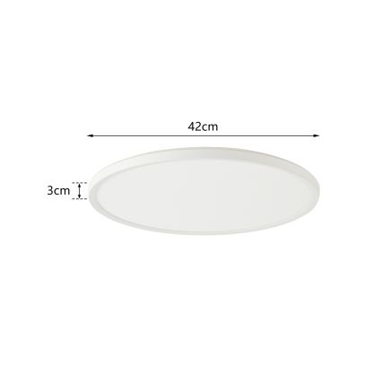 Brilagi - LED Stmívatelné svítidlo se senzorem pohybu a soumraku ULTRA SLIM LED/24W/230V pr. 42 cm + dálkové ovládání