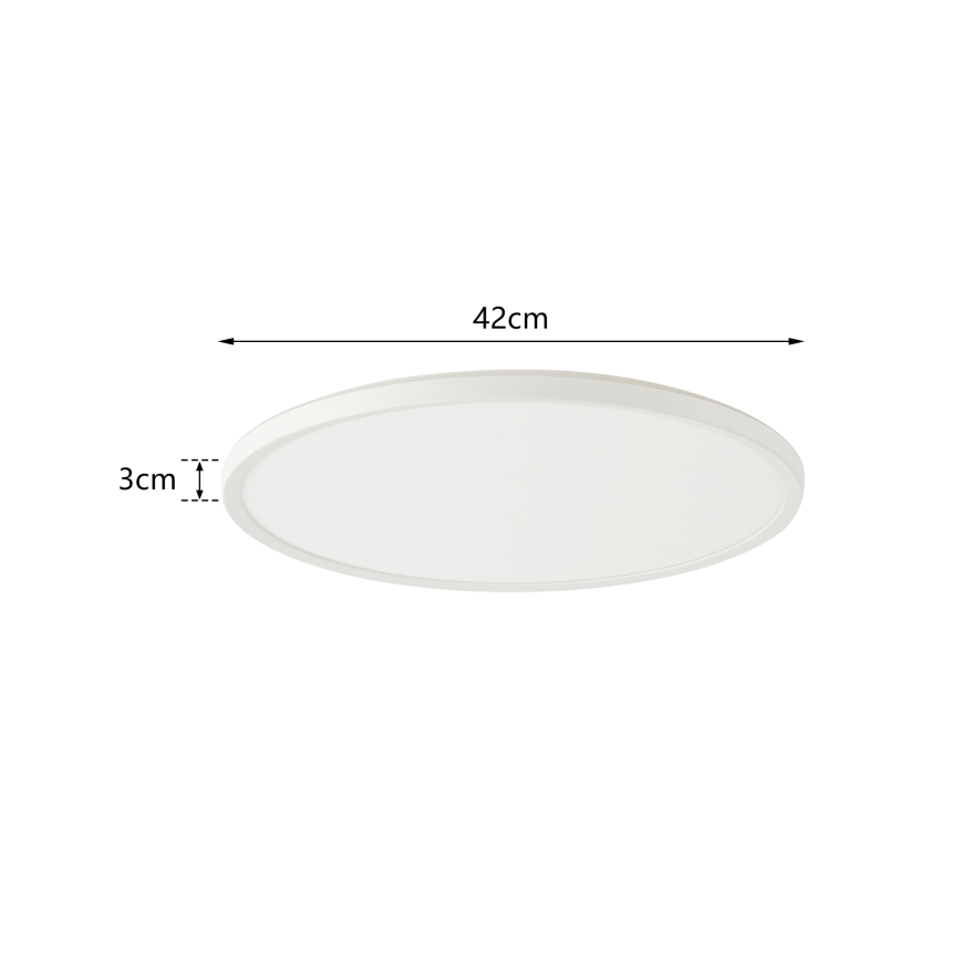 Brilagi - LED Stmívatelné svítidlo se senzorem pohybu a soumraku ULTRA SLIM LED/24W/230V pr. 42 cm + dálkové ovládání