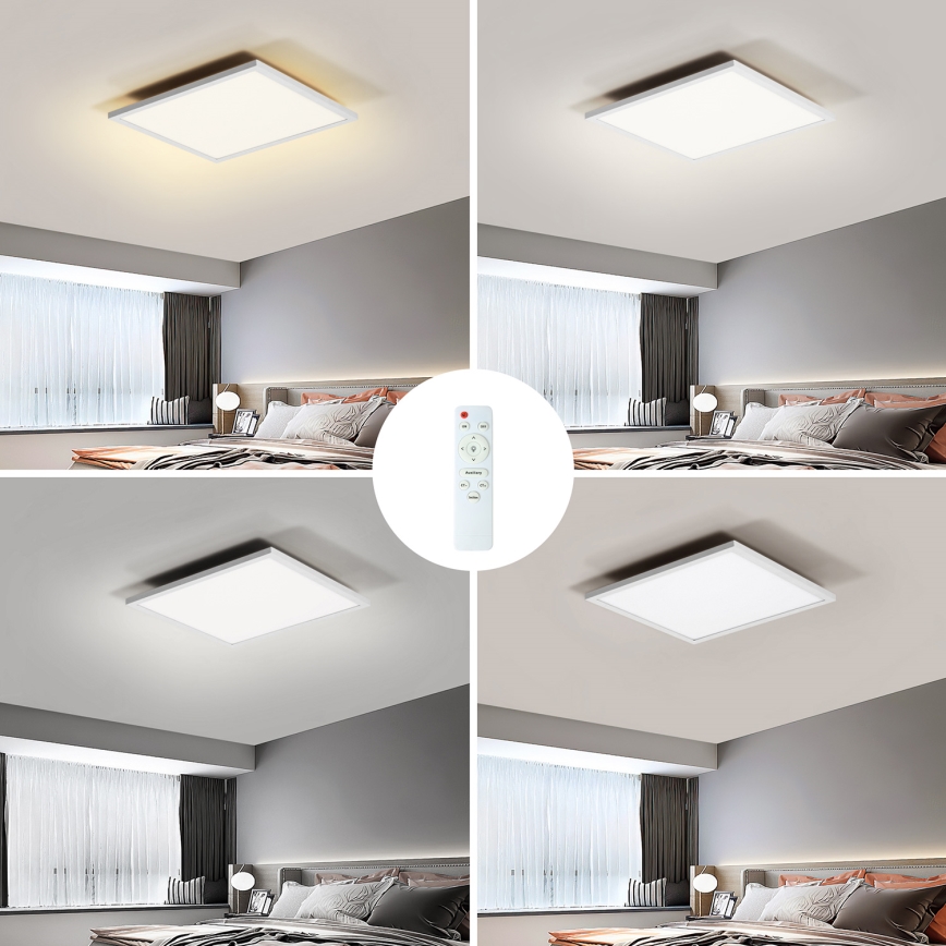 Brilagi - LED Stmívatelné stropní svítidlo SLIMFRAME LED/25W/230V 30x30 cm 3000-6000K bílá + dálkové ovládání