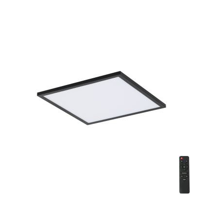 Brilagi - LED Stmívatelné stropní svítidlo SLIMFRAME LED/25W/230V 30x30 cm 3000-6000K černá + dálkové ovládání