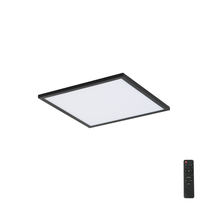 Brilagi - LED Stmívatelné stropní svítidlo SLIMFRAME LED/25W/230V 30x30 cm 3000-6000K černá + dálkové ovládání