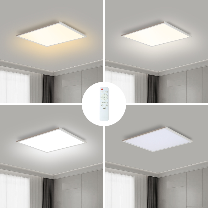 Brilagi - LED Stmívatelné stropní svítidlo SLIMFRAME LED/36W/230V 45x45 cm 3000-6000K bílá + dálkové ovládání