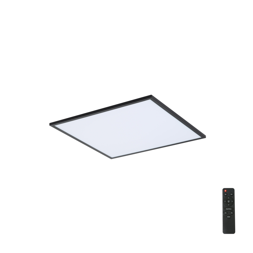 Brilagi - LED Stmívatelné stropní svítidlo SLIMFRAME LED/36W/230V 45x45 cm 3000-6000K černá + dálkové ovládání