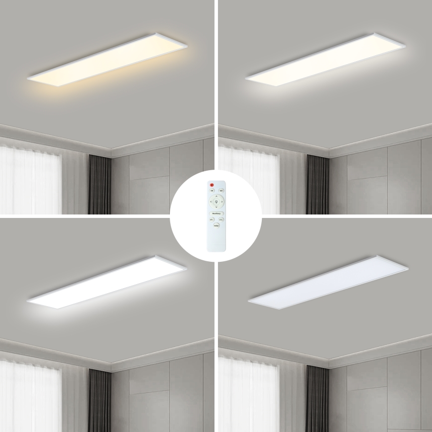 Brilagi - LED Stmívatelné stropní svítidlo SLIMFRAME LED/58W/230V 120x30 cm 3000-6000K bílá + dálkové ovládání