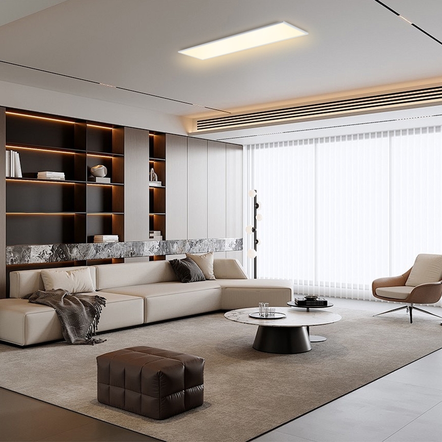 Brilagi - LED Stmívatelné stropní svítidlo SLIMFRAME LED/58W/230V 120x30 cm 3000-6000K bílá + dálkové ovládání