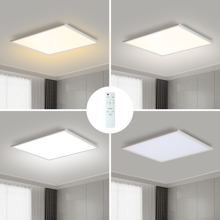 Brilagi - LED Stmívatelné stropní svítidlo SLIMFRAME LED/58W/230V 60x60 cm 3000-6000K bílá + dálkové ovládání
