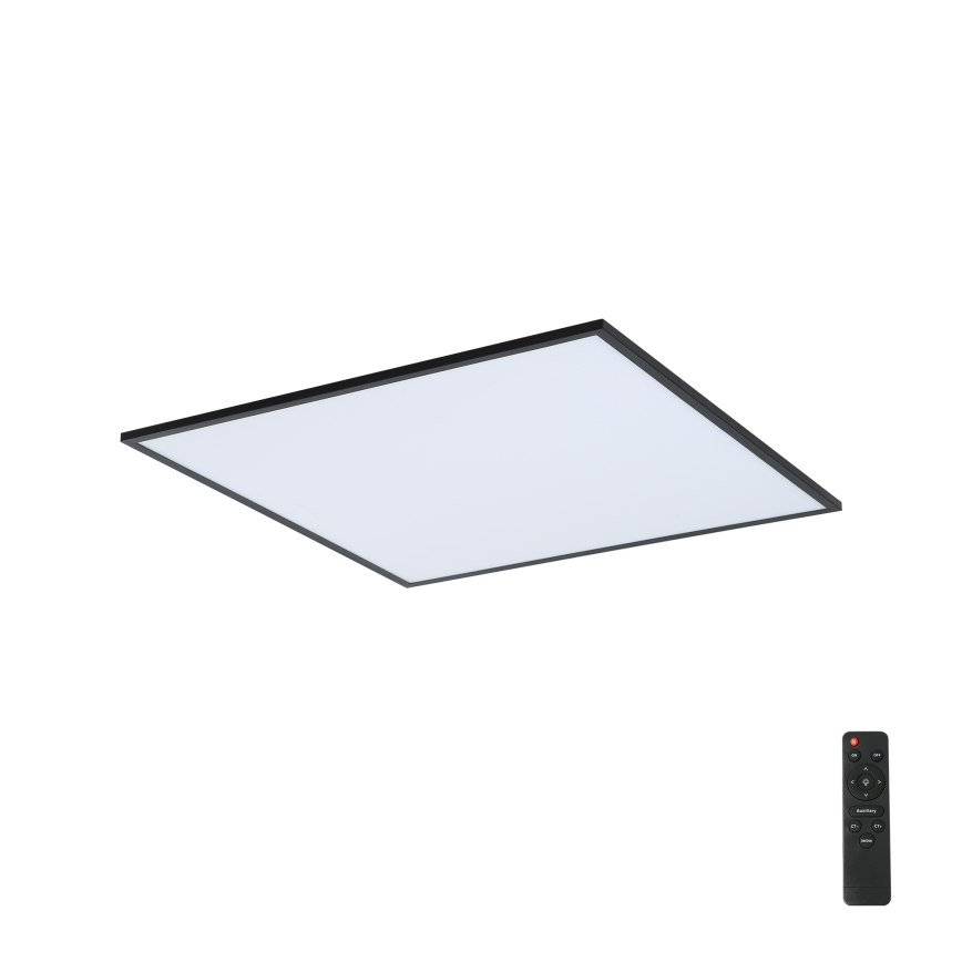 Brilagi - LED Stmívatelné stropní svítidlo SLIMFRAME LED/58W/230V 60x60 cm 3000-6000K černá + dálkové ovládání
