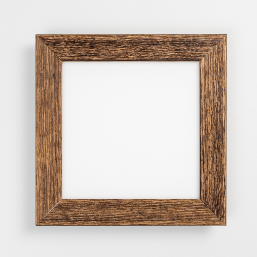 Brilagi - LED Stmívatelné stropní svítidlo SLIMFRAME WOOD LED/25W/230V 34x34 cm 3000-6000K hnědá + dálkové ovládání