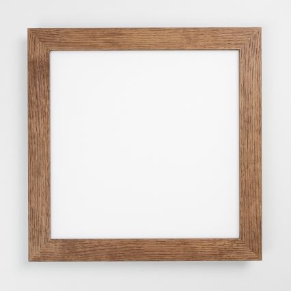 Brilagi - LED Stmívatelné stropní svítidlo SLIMFRAME WOOD LED/36W/230V 49,5x49,5 cm 3000-6000K tmavě hnědá + dálkové ovládání