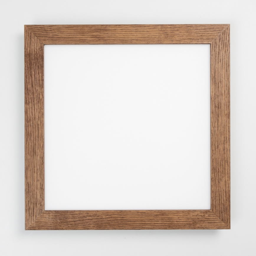 Brilagi - LED Stmívatelné stropní svítidlo SLIMFRAME WOOD LED/36W/230V 49,5x49,5 cm 3000-6000K tmavě hnědá + dálkové ovládání