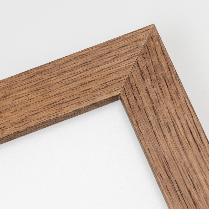 Brilagi - LED Stmívatelné stropní svítidlo SLIMFRAME WOOD LED/36W/230V 49,5x49,5 cm 3000-6000K tmavě hnědá + dálkové ovládání