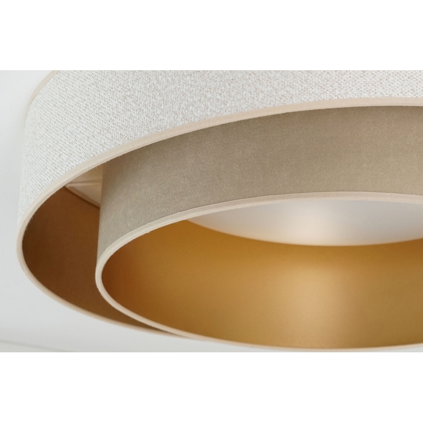 Brilagi - LED Stmívatelné stropní svítidlo VEGAS SHINE LED/24W/230V pr. 60 cm 3000/4000/6500K krémová/béžová + dálkové ovládání