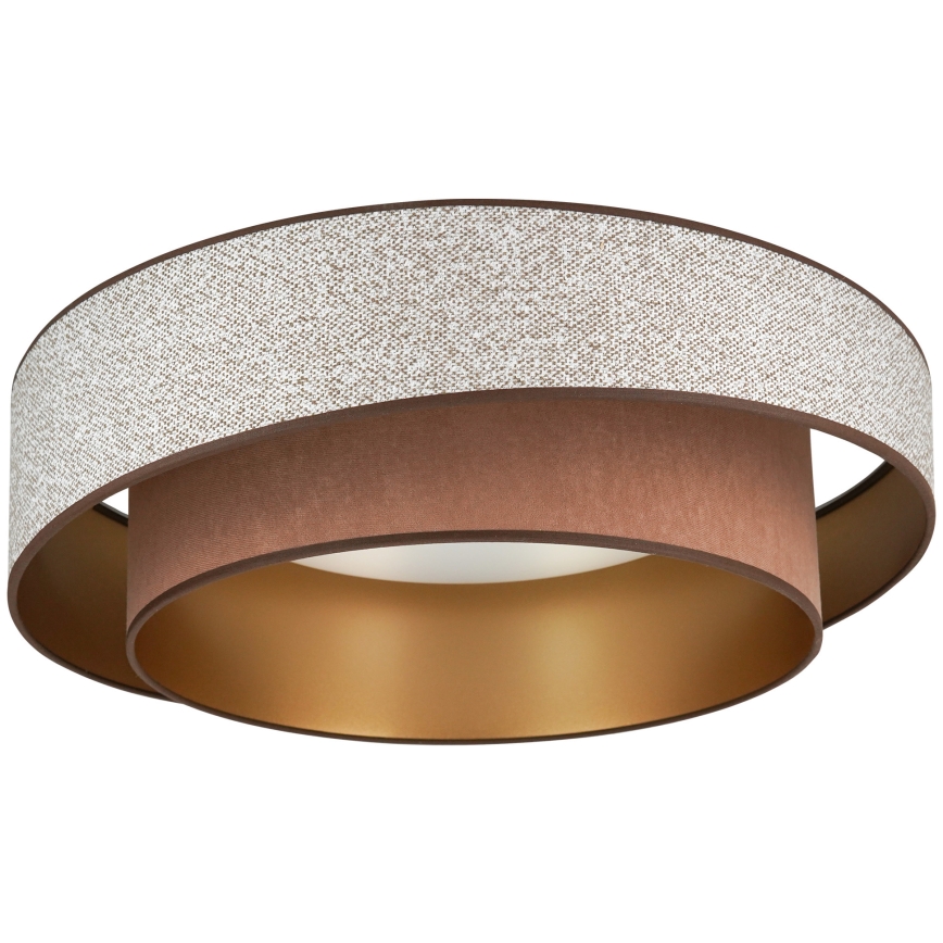 Brilagi - LED Stmívatelné stropní svítidlo VEGAS SHINE LED/24W/230V pr. 60 cm 3000/4000/6500K hnědá + dálkové ovládání
