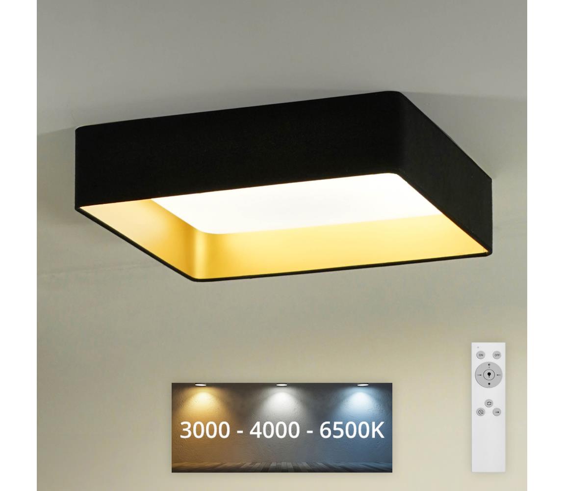 Brilagi Brilagi - LED Stmívatelné svítidlo VELVET SQUARE LED/24W/230V + DO černá BG0641