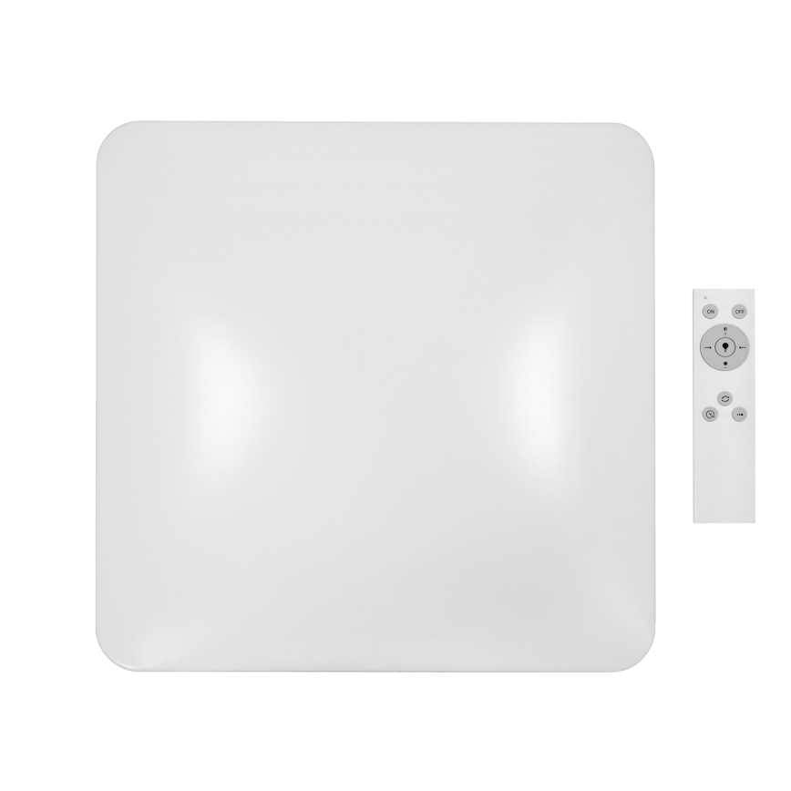 Brilagi - LED Stmívatelné stropní svítidlo VELVET SQUARE LED/24W/230V 3000/4000/6500K + dálkové ovládání krémová